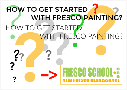 How to get started with fresco painting.