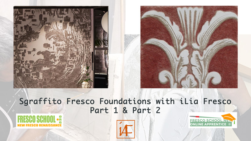 sgraffito fresco foundations online live workshop