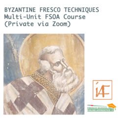 BYZANTINE FRESCO TECHNIQUES - Multi-Unit FSOA Individual Course (Private via Zoom)