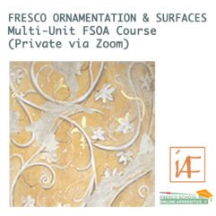 FRESCO ORNAMENTATION & SURFACES – Multi-Unit FSOA Individual Course (Private via Zoom)